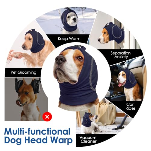 AOFITEE Dog Calming Ear Wrap, No Shake Ear Warp for Dog with Soundproof Pad by AOFITEE - Used condition - Image 3