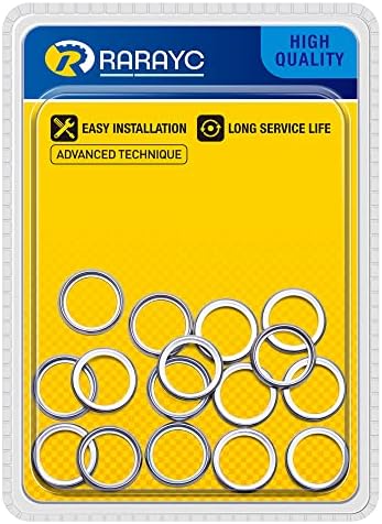 16 Pcs Oil Drain Plug Gaskets Crush Washers Seal Replacement for Subaru 803916010