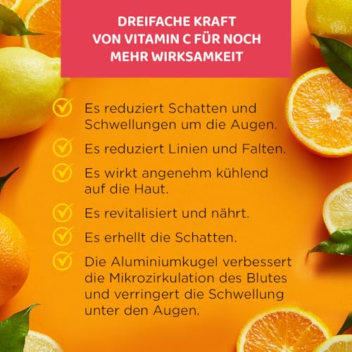 Eveline Cosmetics Rozjaśniające i chłodzące serum pod oczy Roll-on