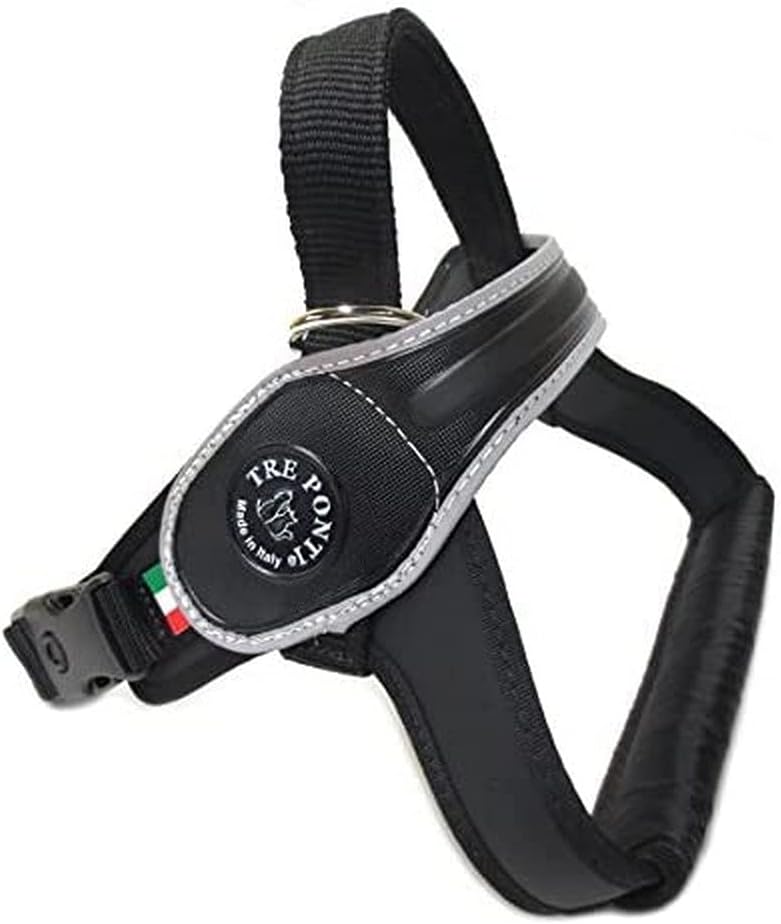 Tre Ponti Primo Dog Harness, XX-Large, Black