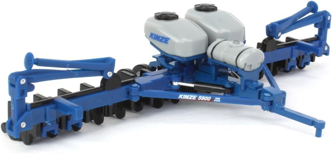 Spec Cast 1/64 Kinze 5900 16 Row Bulk Seed Planter, Plastic Construction for Play! KZE-1340