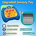 Pop Push Game Toy for Kids, Quick Fast Push Pop Puzzle Handheld Game Light up Fidget Toy 8-12, Bubble Sensory Toys Christmas Birthday Gifts for Kids Ages 3-12 (Blue)