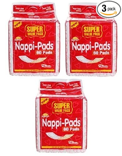 Xtra Care Baby Nappy Pads (60 Pieces/Pack) - Pack of 3