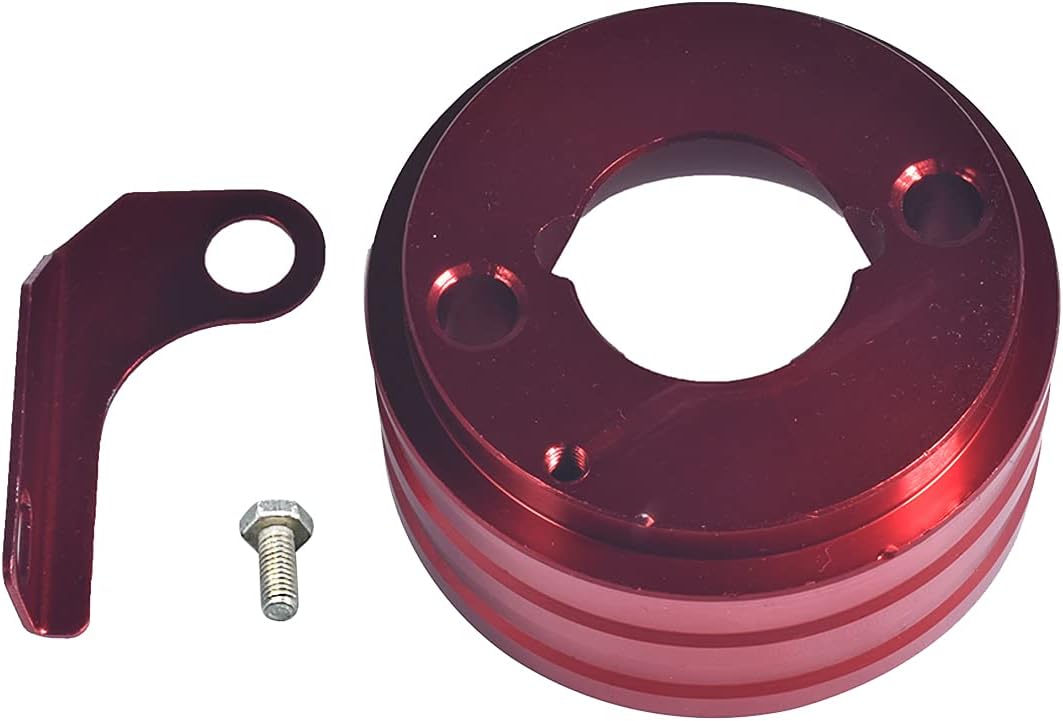 Red Air Filter Adapter For Predator 212cc, For Honda Clone GX200 GX160 6.5HP Mini Bike Go Kart