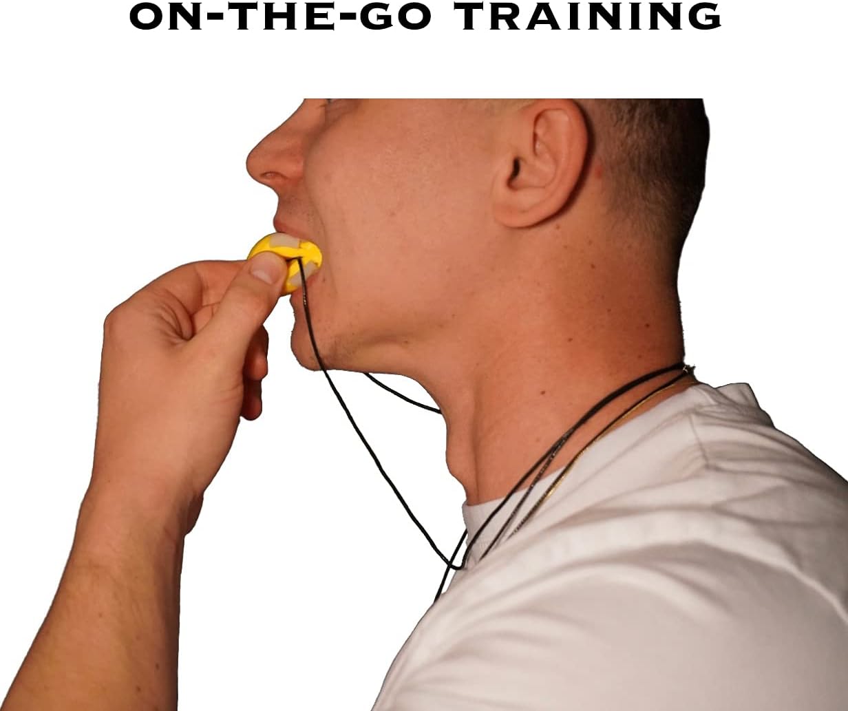 ZestyBus Jaw Exerciser (Black) : Health & Household