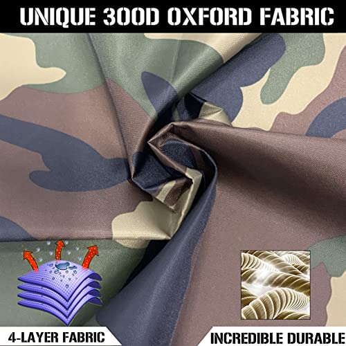 Joy Walker Waterproof Backpack Rain Cover For (15-90L), Upgraded Anti-Slip Cross Buckle Straps, Triple Strengthened Layers For Hiking Camping Traveling (Camouflage, Xl (For 50-70L Backpack)) #TOP4