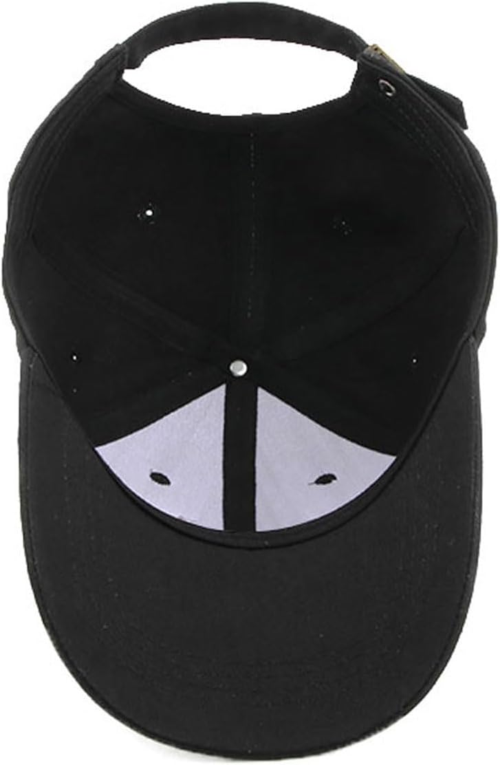 Unisex Black & White Baseball Cap-Hip Hop, Gothic, Punk Rock Streetwear Snapback Hat-Adjustable Funny Hat - Image 6