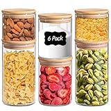 Comsaf Tarros de Cristal con Tapa, Malvaviscos