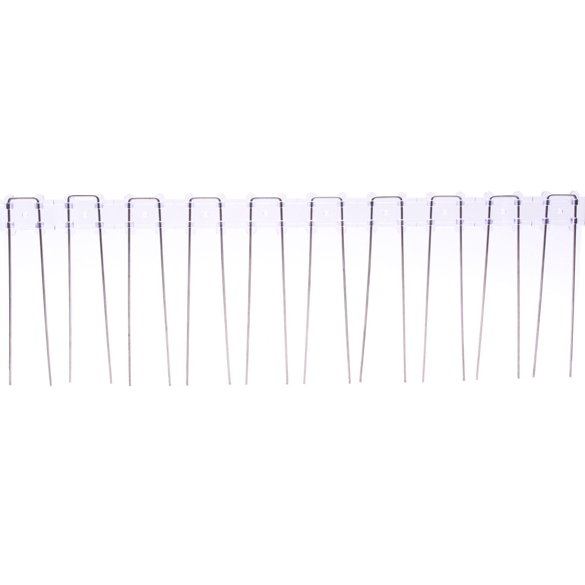 S4U 160mm Solar Panel Pigeon Bird Guard Stainless Steel Spikes Set Preventing Nesting Lightweight (25M)