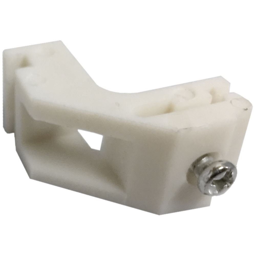 Fort Fasteners 25 Brackets White Fort Fasteners® Curtain Rail Brackets To Fit Swish Drape Track White 25 Brackets