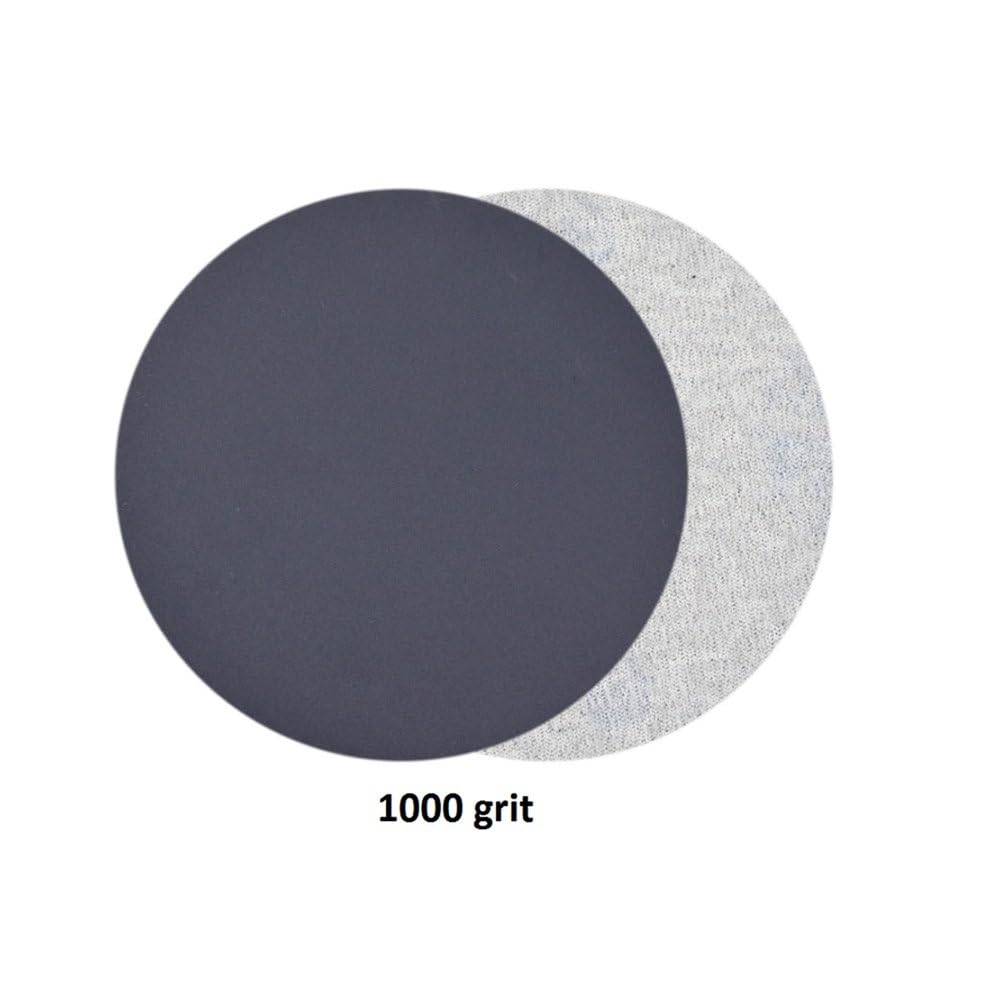 Lot de 30 disques abrasifs Auto-agrippants de 7,6 cm, Grains 320, 400, 600, 800, 1 000 et 1 500, pour meulage à Sec et Humide, 3 Pouces