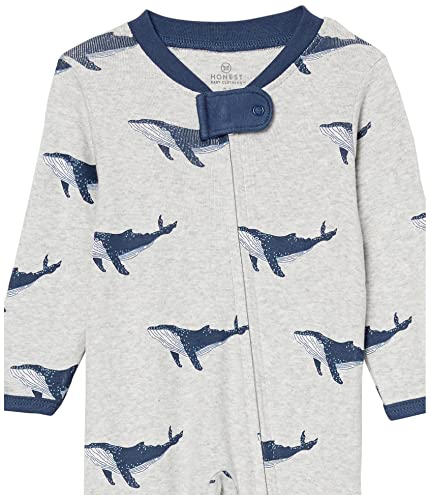 Image of HonestBaby Baby 2-Pack Organic Cotton Footed Pajama Sleep & Play
