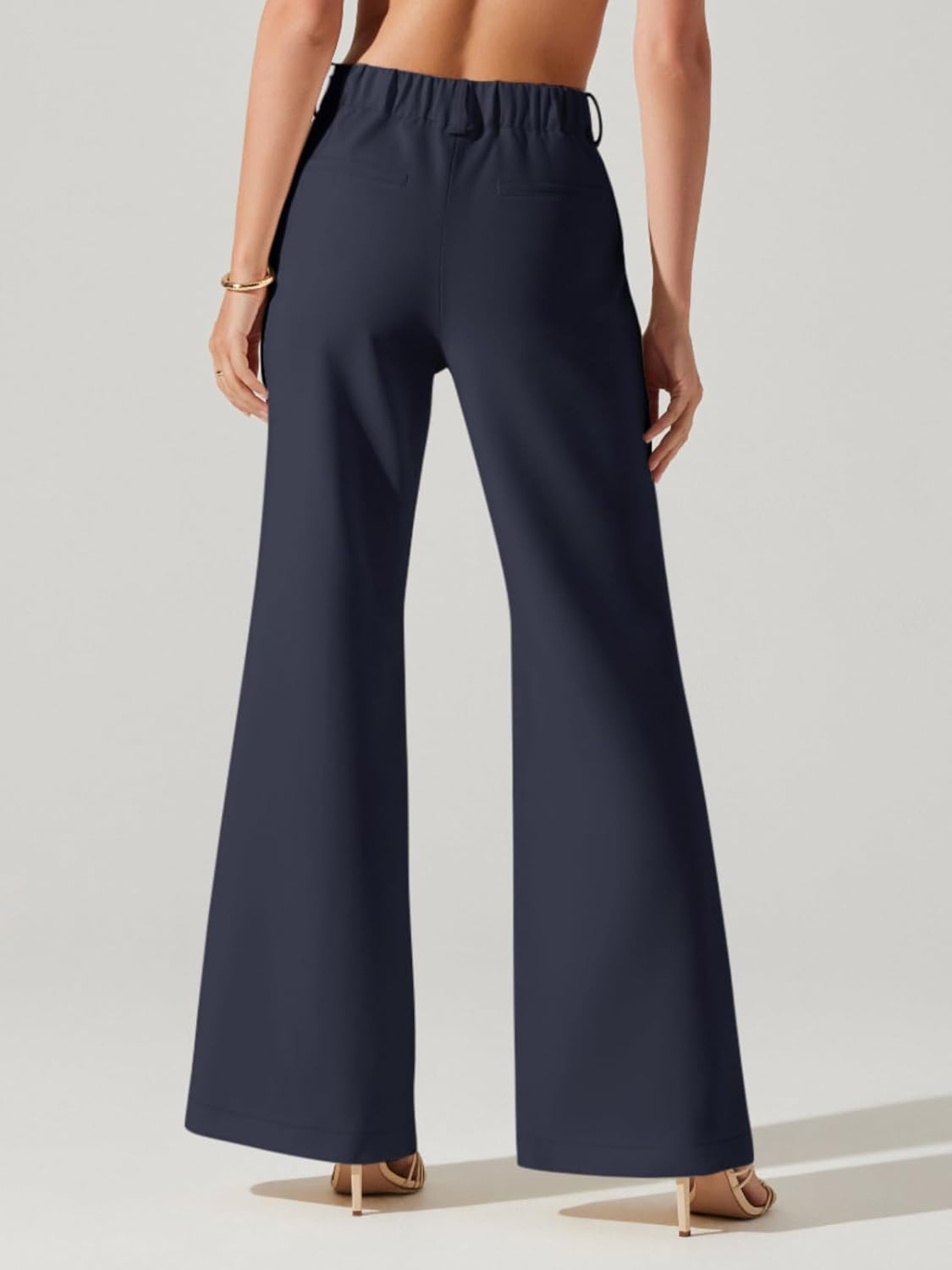 NIMIN Womens Dress Pants High Waisted Business Casual Flare Pants Work Trousers 2026 Fashion Outfits with Pockets - Image 5