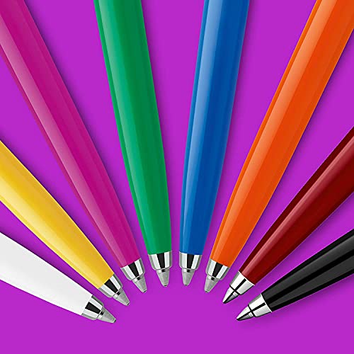Parker Jotter Originals Caneta esferográfica, acabamento vermelho clássico, ponta média, tinta azul,