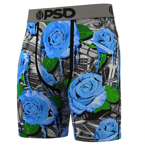 PSD Men's Boxer Briefs - Rose Drippin, 7 Inch Inseam, Moisture-Wicking, 4-Way Stretch, Boxer Briefs for Men, Medium2