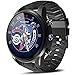 CETLFM Multifunktionale Business-Sportuhr, Sprachanruf Multi-Dial 4G Android Smartwatch wasserdichte HD-Display-Sportuhr