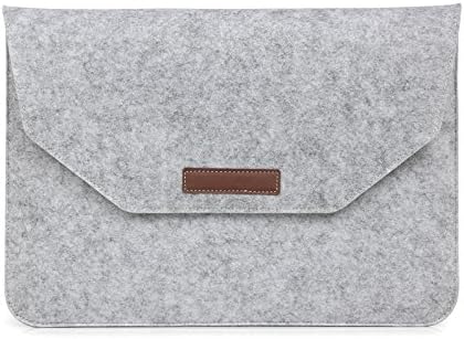 13 inch Laptop Sleeve Suitable for MacBook Felt Bag Gift Flat Liner Bag Protective Cover case for MacBook (Gray)