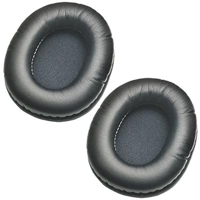 Replacement Protein Leather Earpads Ear Cushion for SteelSeries Arctis 3 5 7 Arctis Pro Gaming Headset Headphones ATH-M40fs &amp; Similar Large Over-The-Ear Headphones 1 Pair