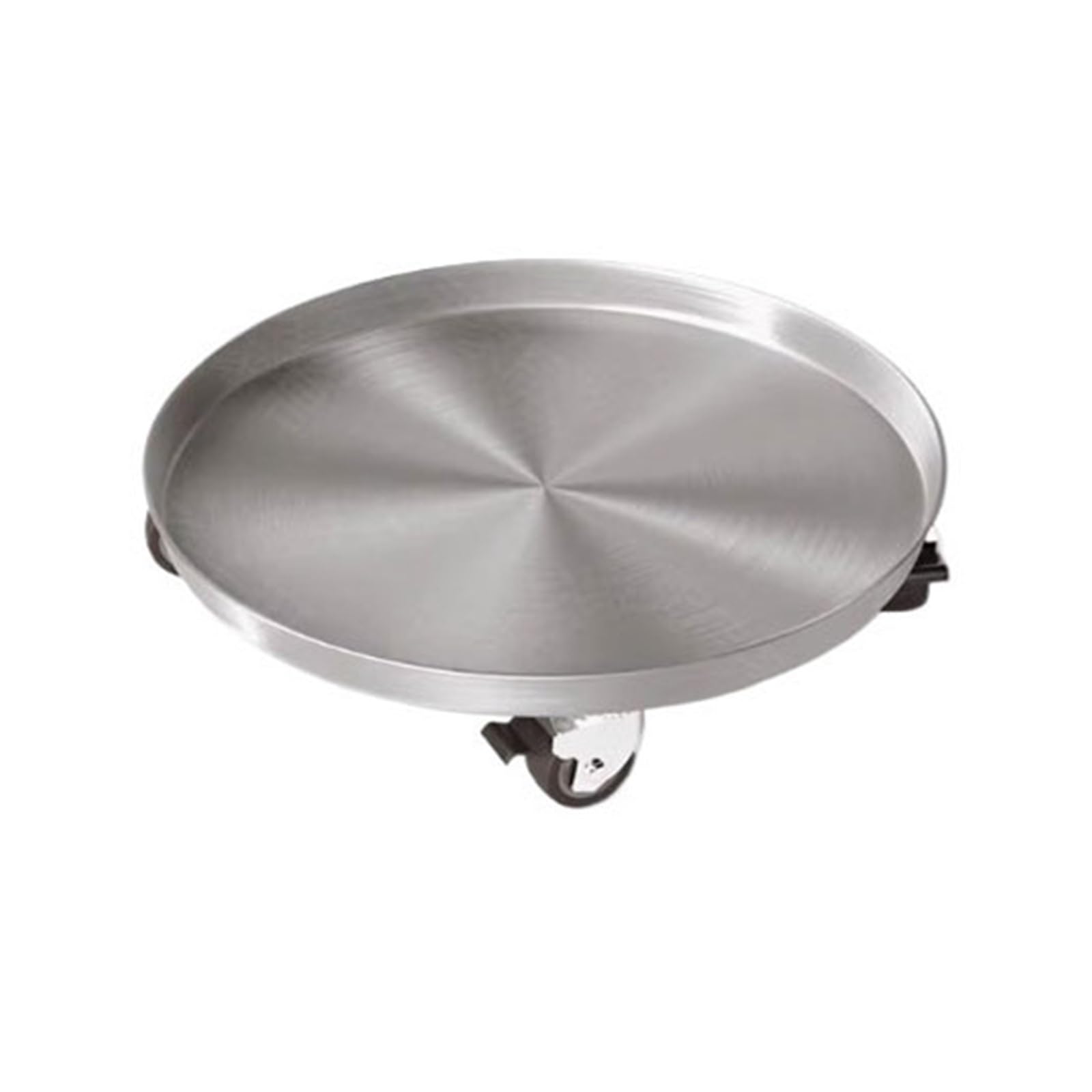 K5C7S3W9D6 plant dish saucer Movable with Wheels Plant Saucer, Indoor Outdoor Stainless Steel Flowerpot Drip Trays(Silver,Medium)