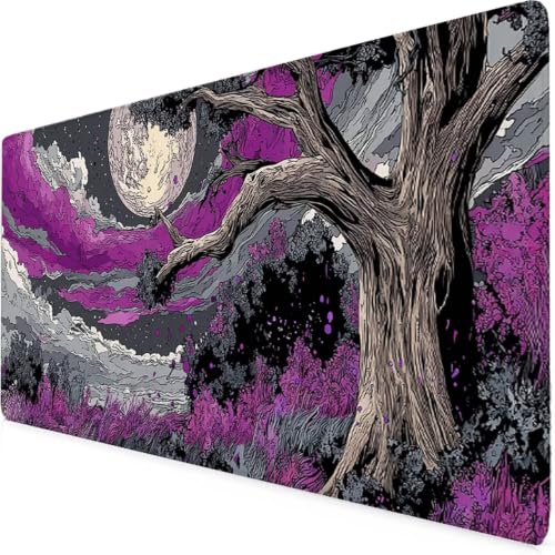 Tapis de souris XXL violet 800x400mm grand format antidérapant