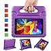 NEWSTYLE Shockproof Light Weight Kids Case with Protection Cover Handle and Stand for Samsung Galaxy Tab 4 7-inch, SM-T230, SM-T231, SM-T235 - Purple