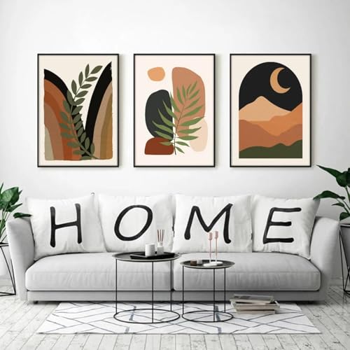 Impression sur Toile Vert Plante Boho Moderne Haute Définition - 3