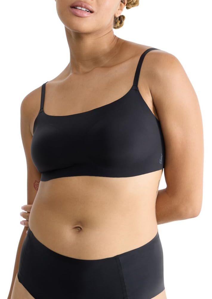 Sloggi Women's sloggi Basic+ Midi 4P, BLACK
