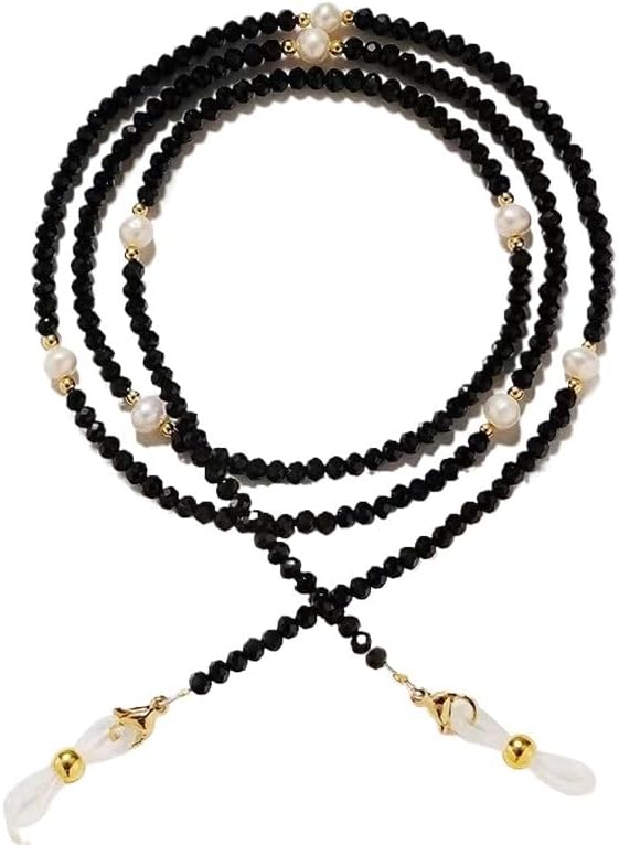 Handmade Decorative Necklace Eyeglass Chains Pearl Eyewear Lanyard Bead Chain Sunglasses Hanging Neck