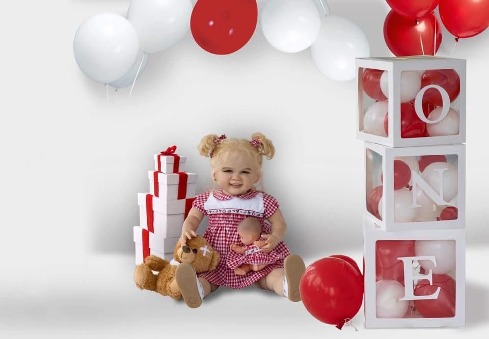 Muñeca Reborn bebé 70 cm silicona y vinilo miniatura 7