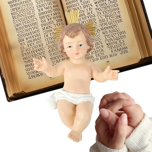 Jesus Figuren aus Kunstharz, Jesus, Krippenfigur aus Kunstharz, tragbare Heimdekoration, Festliche...