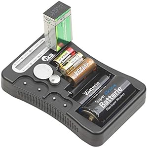 tka Köbele Akkutechnik Batterijtester: digitale professionele accutester met LCD-display, voor gangbare batterijen…