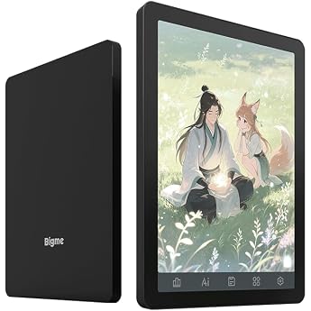 Bigme B6 Colour E-Reader, E-Ink eBook Reader 6 Inch Colour eReader Digital ePaper Tablet with Android 14, 2G + 32GB, Adjustab