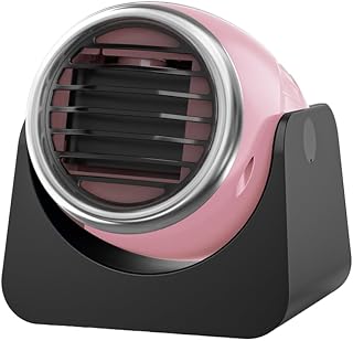 Baceyong - Calentador de descongelación para coche, 12 V, 140 W, 10 A, descongeladores para parabrisas de coche, ventilador de calefacción portátil para coche, color rosa