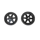 UtySty 2 Pack Shopping Cart Wheels Replacement 5 inch Dia Rubber Foam Wheel Repair for Grocery Carts Folding Rolling Bag Bowling Ball Laundry Trolley Dolly Garbage Trash Can