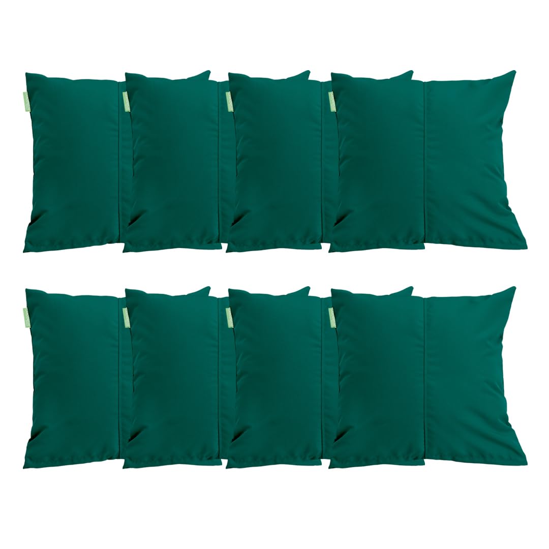 Gardenista Large Garden Scatter Cushion | Water Resistant Hollowfibre Filled Outdoor Seating Furniture Pillow | Great for Patio Rattan Chairs | Comfy & Lightweight (2, Grey) — view 19