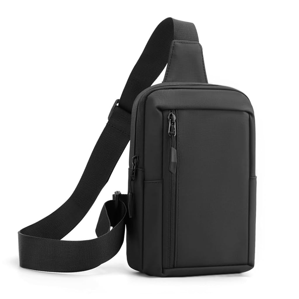 GUSTAVESling Bag for Men And Women, Small Crossbody Bags for Men Oxford Cloth Waterproof Lightweight Side Bag Shoulder Bag Men for Outdoors Traveling Casual