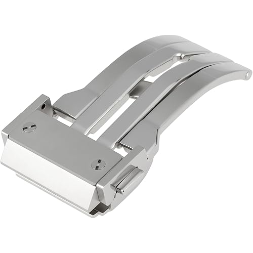 SING F LTD 22mm Stainless Steel Watch Buckle Compatible with HUBLOT Watch, Silver