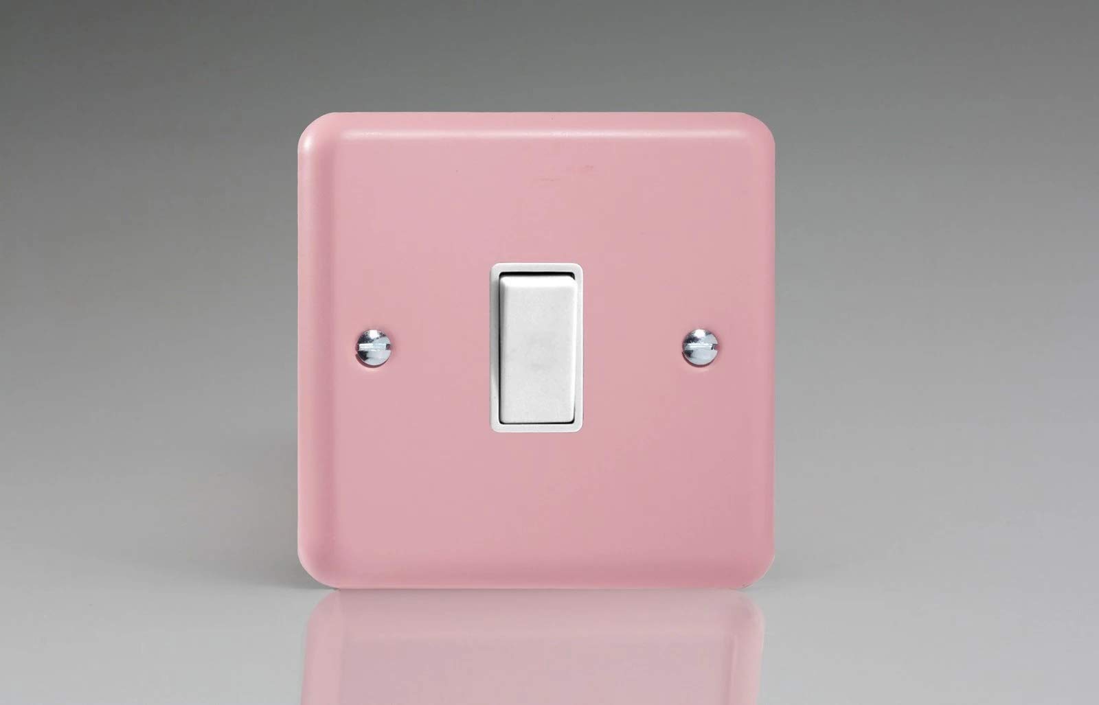 Varilight 1-Gang 10A Intermediate Rocker Switch Rose Pink