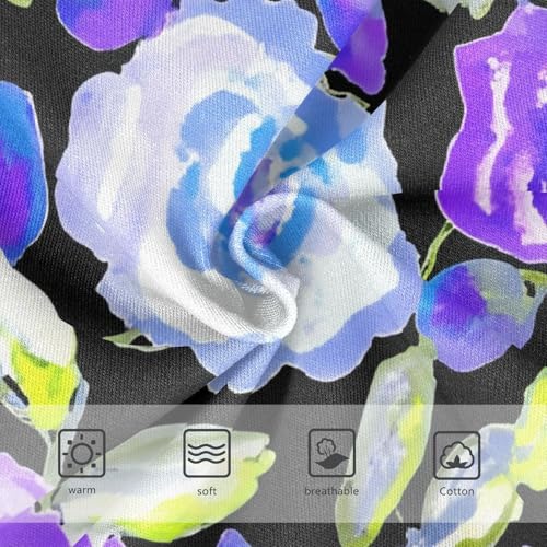 Print Toddler Underwear Floral 2t Cotton Panties Little Girl Purple Flower Spring Kids Briefs Undies3