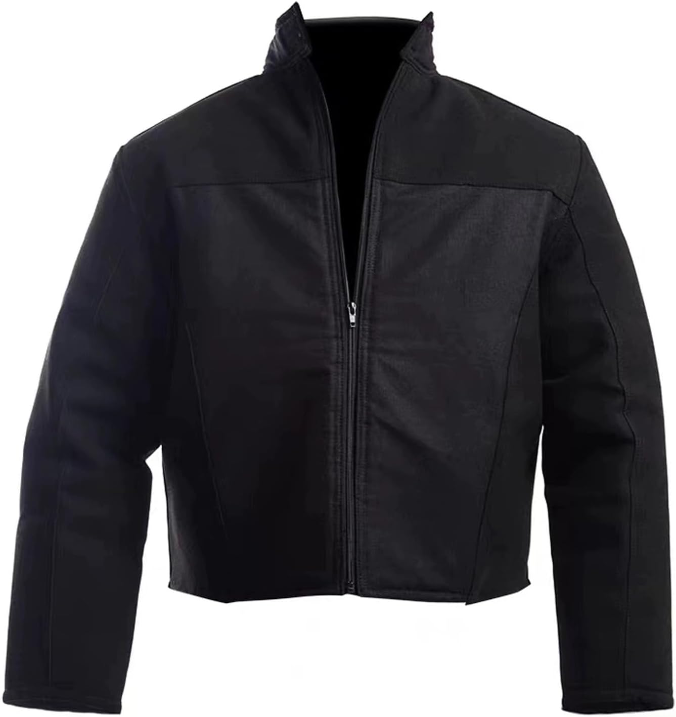 Fencing Jacket, Long Sleeve Jacket, Clothes Guard Practice, with Zipper, PU Canvas, Thickened Protection