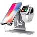 Produktbild Bestand Aluminium Kombi-Dockingstation zum Aufladen, geeignet für Smartphone, Tablet & Apple Watch (kein Ladekabel enthalten) (Grau)