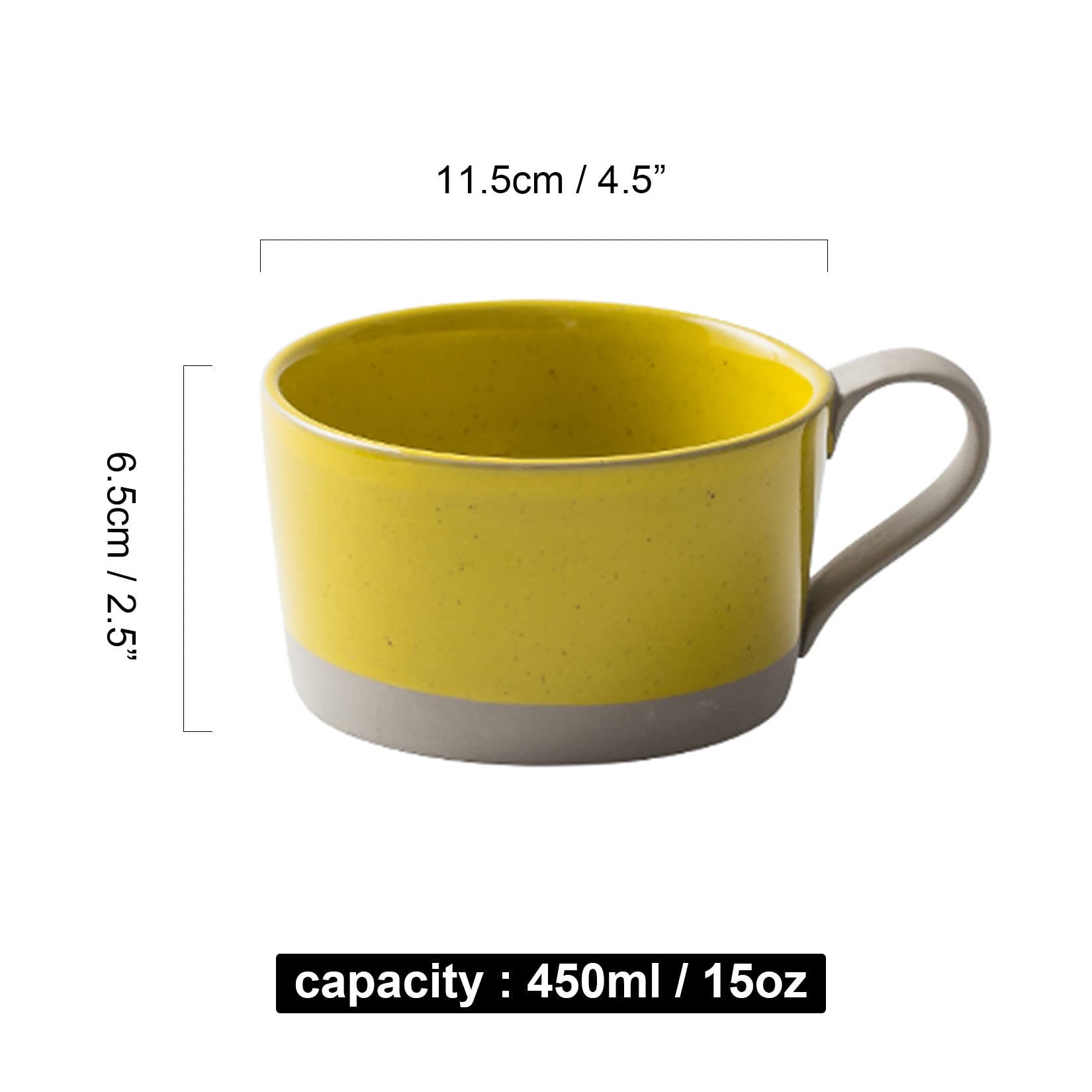 Orientalny ceramiczny zestaw do herbaty Zestaw czajniczków Miseczki do zupy, ceramiczny kubek do zupy z pokrywką i uchwytem, ​​mała miska śniadaniowa z łyżeczką, deser, kolorowy ceramiczny kubek do zu