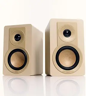 DALI ダリ KUPID ２WAYブックシェルフスピーカー115mm ペーパー＆ウッドファイバーコーン・ドライバー KUPIDCW キャラメル・ホワイト（ペア）2台1組