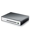 XikeStor 9-Port 2.5G Easy Managed PoE+ Ethernet Switch, IEEE8023af/at PoE 140W, VLAN/QoS/STP/IGMP/LACP Supported, Fanless 2.5Gb Network Switch for AP, VoIP Phone, IP Camera, NVR