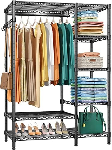 Appendiabiti A Scala Iris Ohyama - In Metallo Nero, Con Ganci, Per Camera E Armadio, Carico 6kg - Foto 2