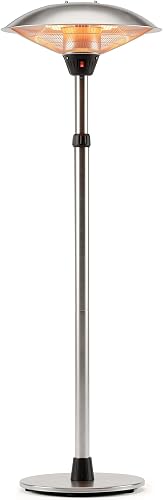 Parasol Chauffant Électrique 3000W Sans CO₂ 160 à 200 c Outsunny