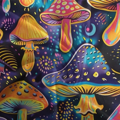Parure de lit 200x200 champignons housse de couette fermeture éclair
