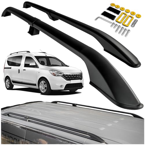 CHROMEMASTER | Compatibili con Dacia Dokker 2012-2021 | Barre Trasversali da Tetto, Mancorrenti sul Tetto | Sono Utilizzate per il Montaggio di Portapacchi, Box da Tetto o Portabiciclette