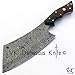 Handmade Damascus Steel Meat Cleaver Knife with sheath 11 Inches jnr-0199