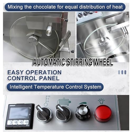 Máquina Comercial para Fundir Chocolate 1000W Acero Inoxidable miniatura 2